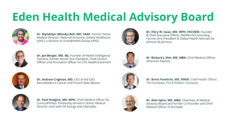 Eden Health Expands Medical Advisory Board - Eden Health